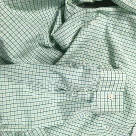 Eddie Bauer Shirt 3/4 Sleeve Green Button Front Women’s Large Wrinkle Free‎ - Picture 12 of 12